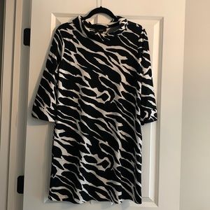 Alfani lightweight Zebra Print Dress